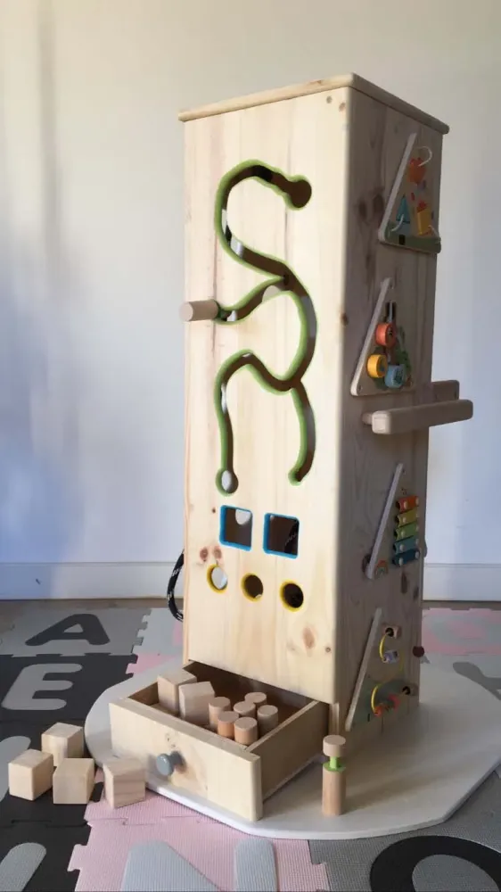 meuble en bois enfant